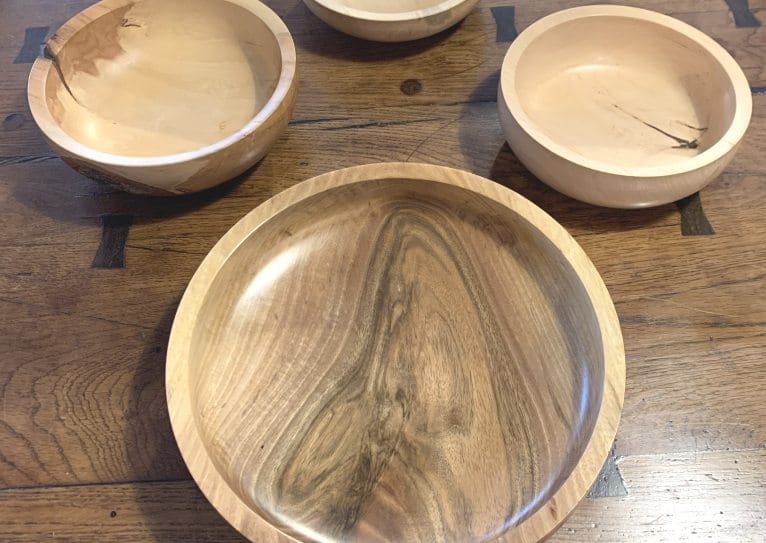 Handmade bowls from castle woodlands