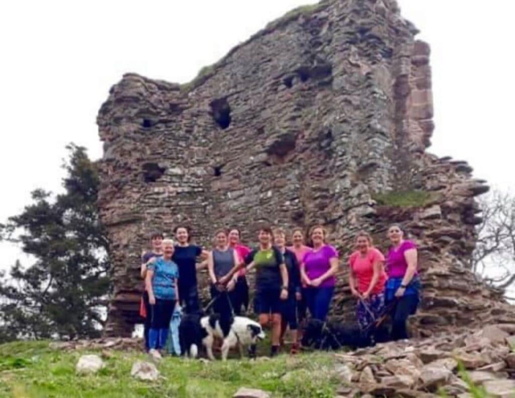 Hay Runners at Snodhill Castle